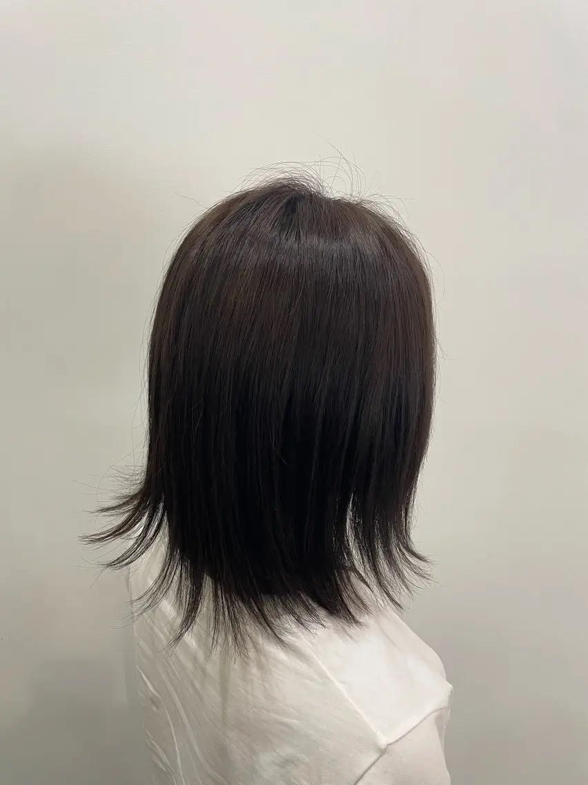 ミディアム ヘアカラー いたがき ひであきのヘアスタイル