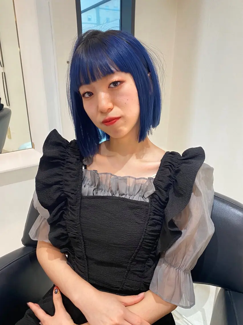ショート カラー ハイトーンカラー ボブ カット ヘアカラー トリートメント mai / linoah˚✧のヘアスタイル