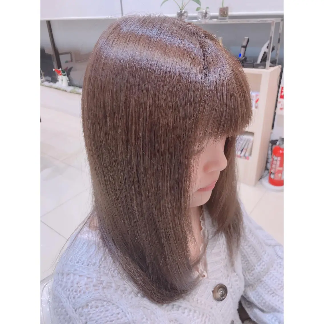 セミロング カラー 髪質改善/茅ヶ崎 マツモト リョウのヘアスタイル