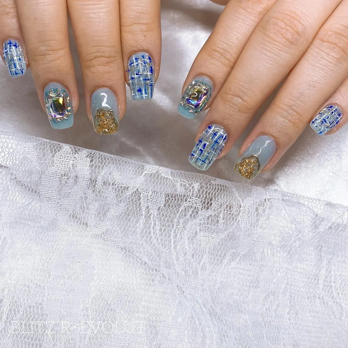 ネイル ハンドネイル ☁️BLITZ 🎀笠原雪音🎀のネイルデザイン