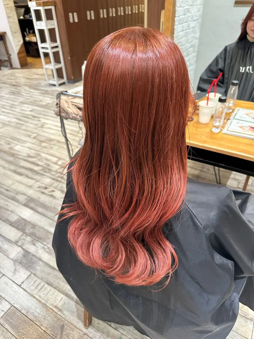 ロング カラー 丸山 心 / 艶カラーのヘアスタイル