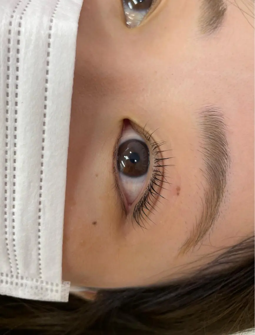 (1番人気)眉毛Wax+まつ毛パーマセット!カラー追加+1000円の写真