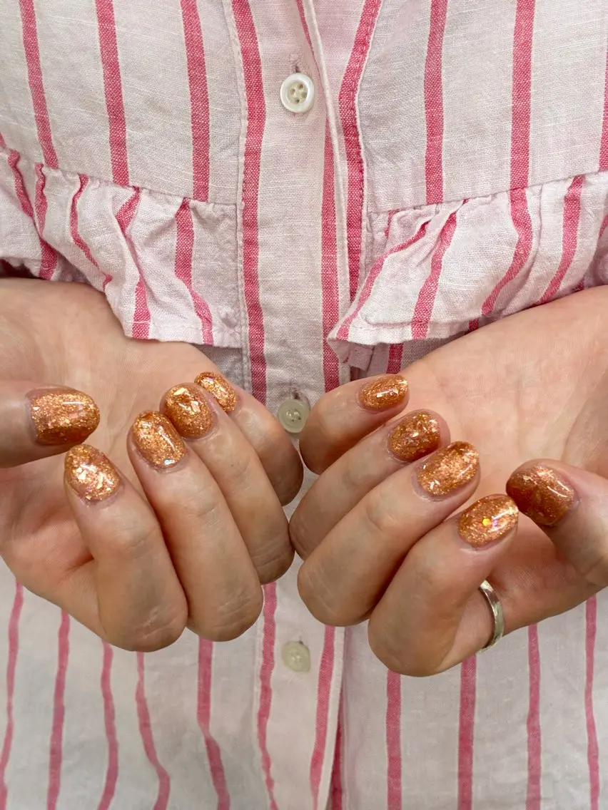 ネイル ラメ(グリッター) DEE nail moeka.Gのネイルデザイン