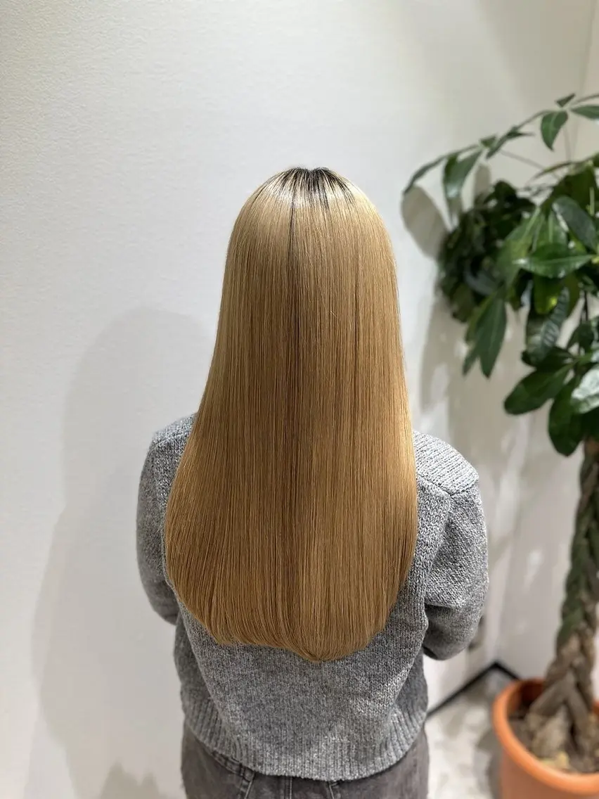 ロング カット 縮毛矯正 トリートメント 美髪矯正🫧艶髪特化 🫧関口太郎のヘアスタイル