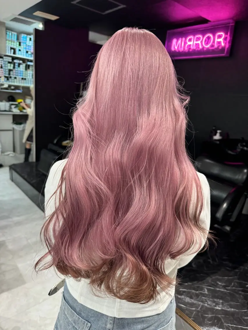 カラー 💋色気ハイトーン 💋HARUKAのヘアスタイル