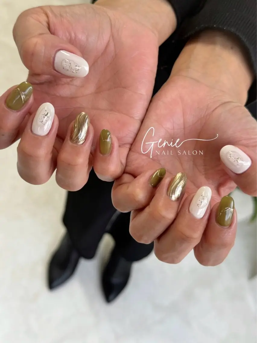 ネイル ニュアンスネイル ハンドネイル Nail salon Genieのネイルデザイン