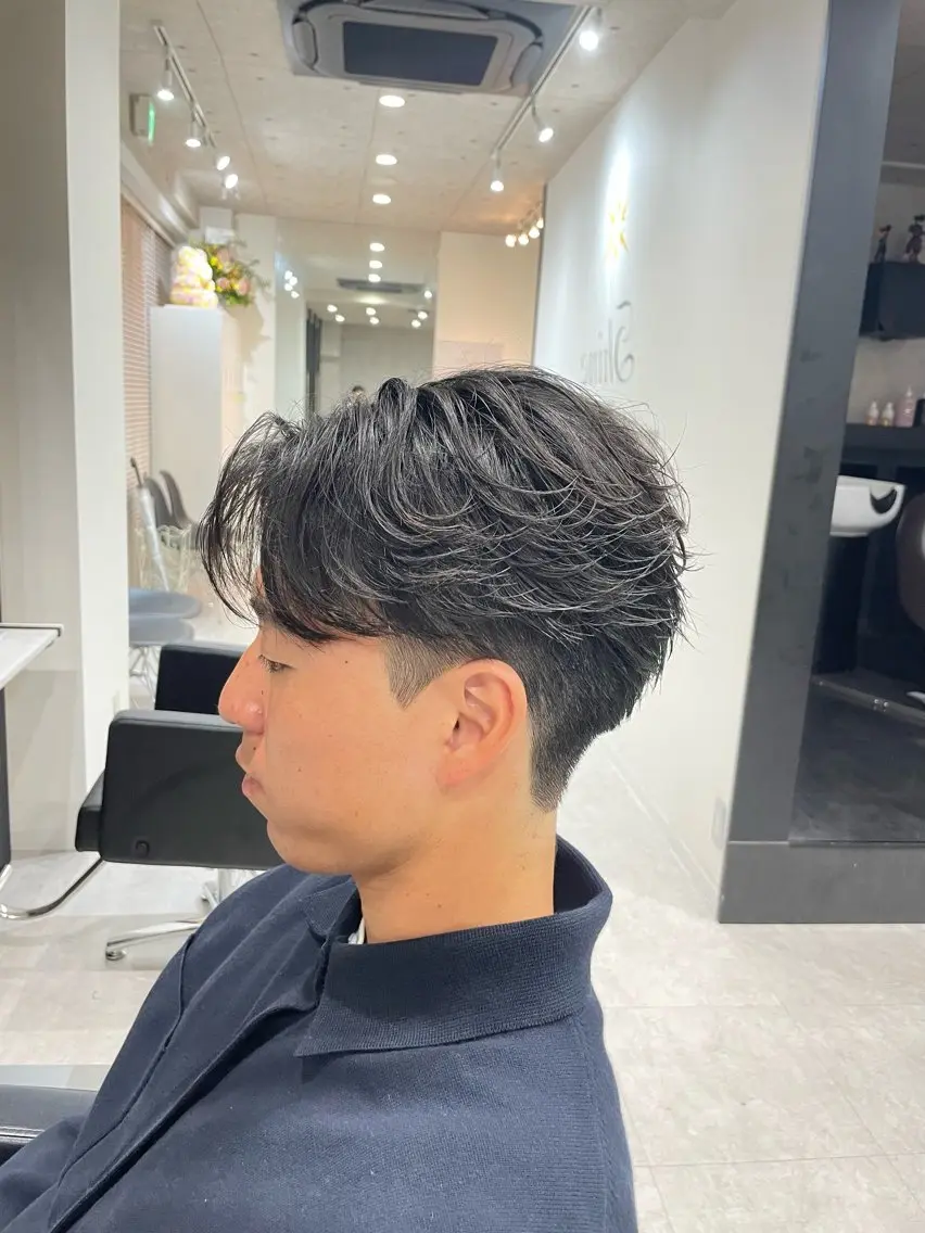 ショート メンズ メンズパーマ ショートヘア カット パーマ トリートメント ヘアセット 垢抜けメンズパーマ /颯太のヘアスタイル
