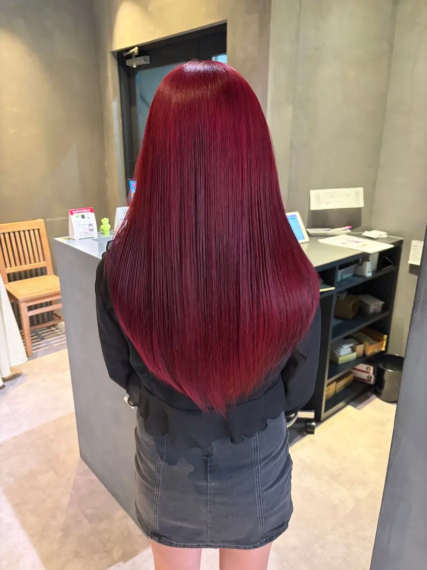 ロング カラー ヘアカラー 山本 夏樹のヘアスタイル