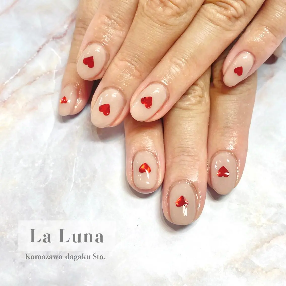 ネイル ワンカラーネイル LaLuna🌙 Natsukiのネイルデザイン