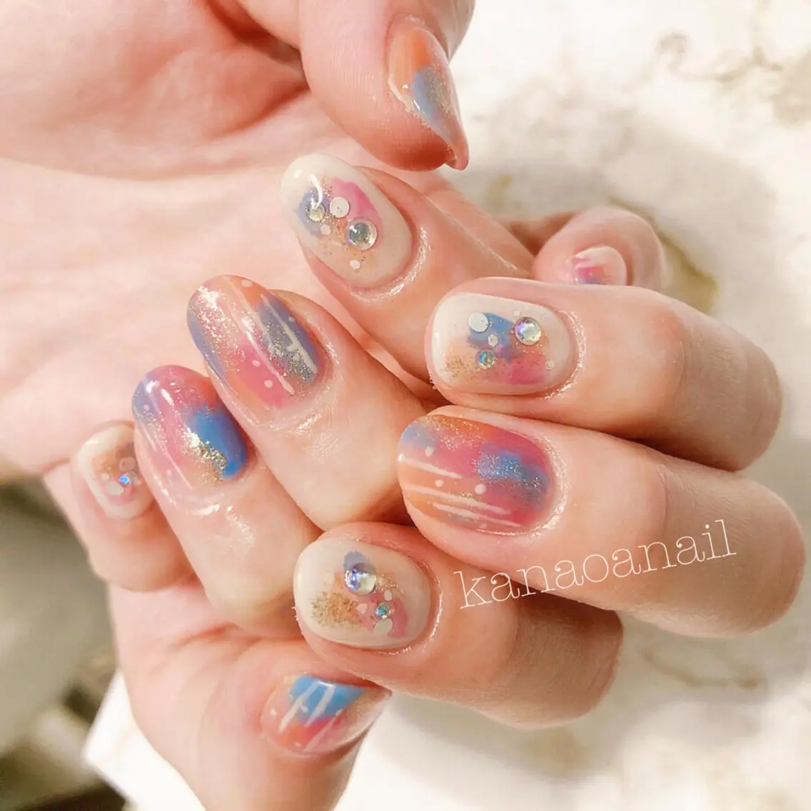 ネイル 地爪育成💅 kanaoanailのネイルデザイン