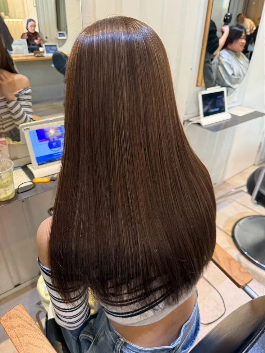 人気Ｎｏ．1！！！！！！！<潤い艶カラー>BLカラー+ベーストリートメントの写真