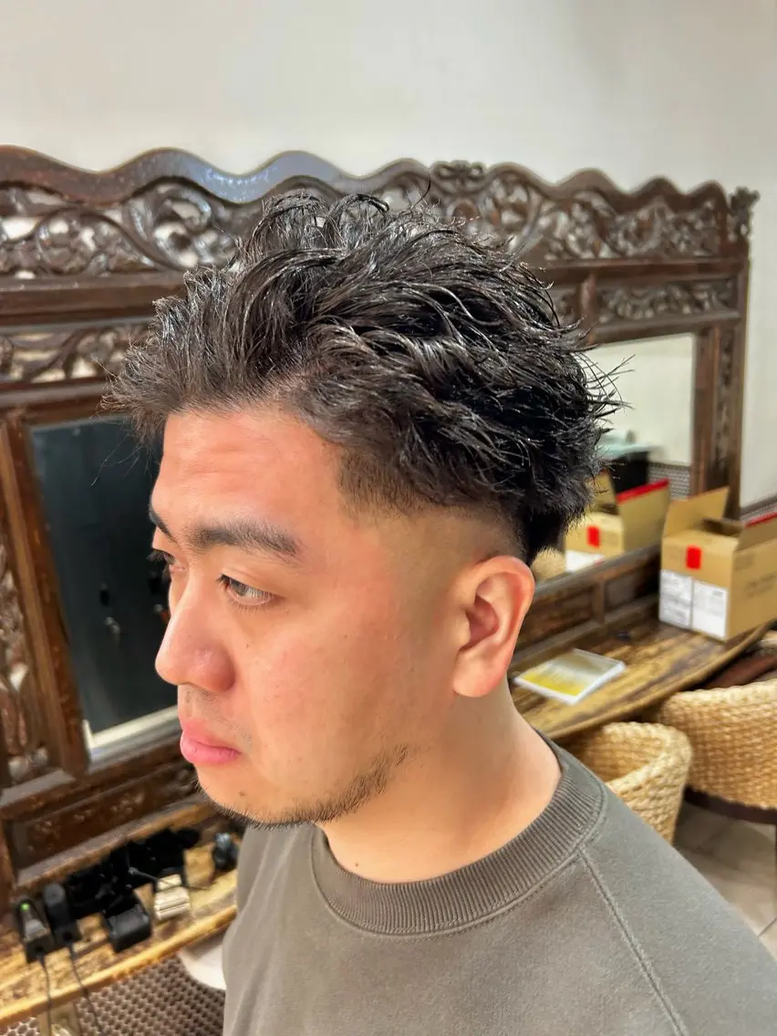 パーマ メンズ カット パーマ メンズ特化/カット: パーマ🔥REO🔥のヘアスタイル