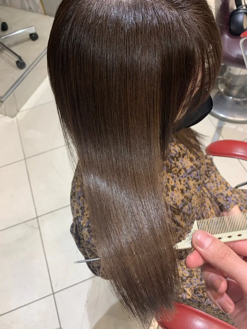 セミロング カット ヘアカラー トリートメント ヘアセット ✨上村 潤平✨メンズヘア✨のヘアスタイル