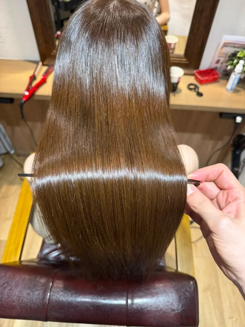 ロング カット ヘアカラー トリートメント センター南 SEIJIのヘアスタイル
