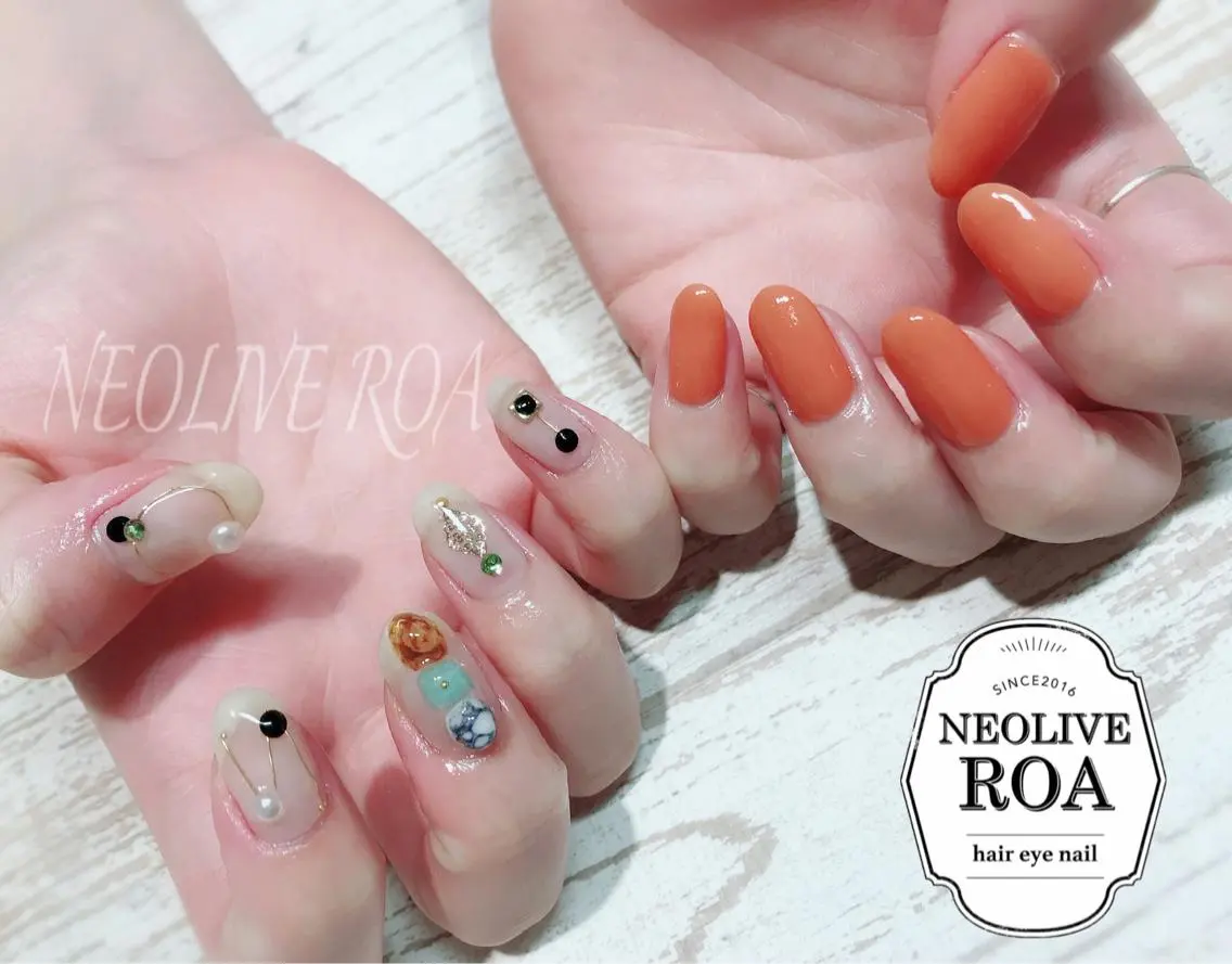 ネイル アートネイル ワンカラーネイル Nail by selenのネイルデザイン