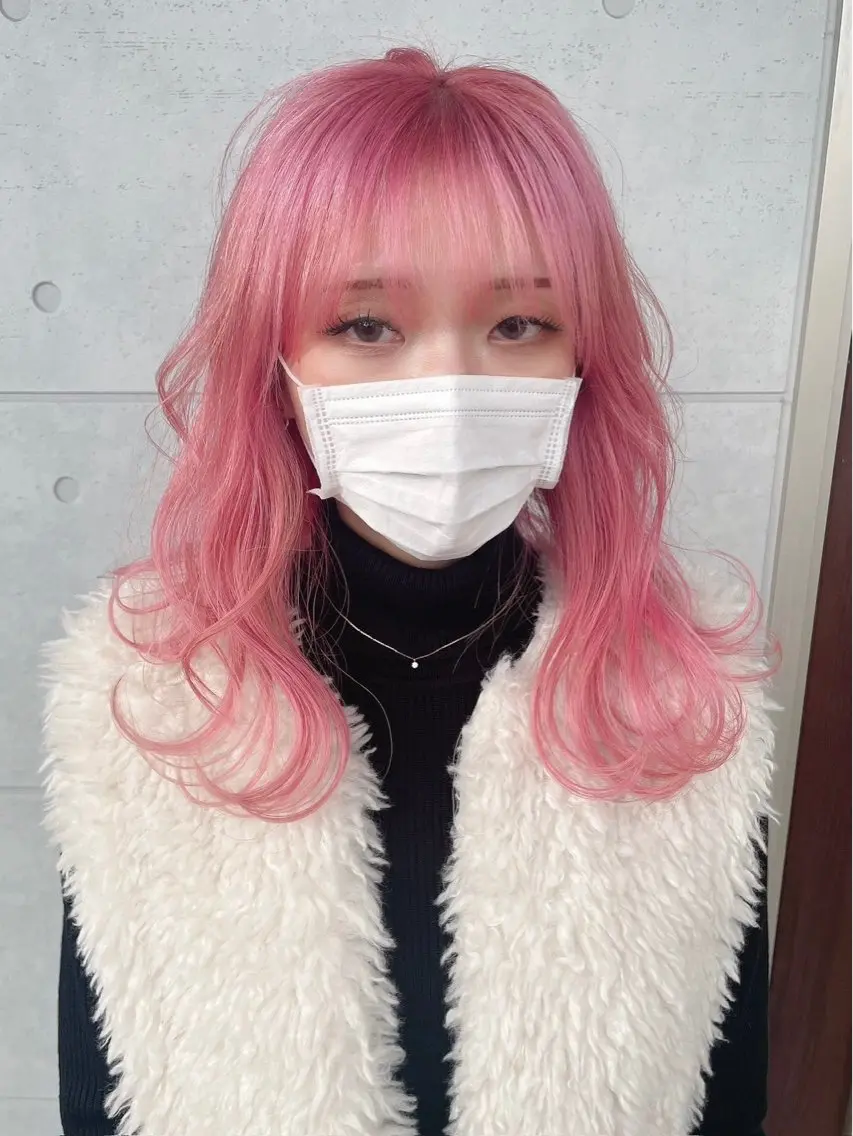 セミロング 番口 真七斗のヘアスタイル