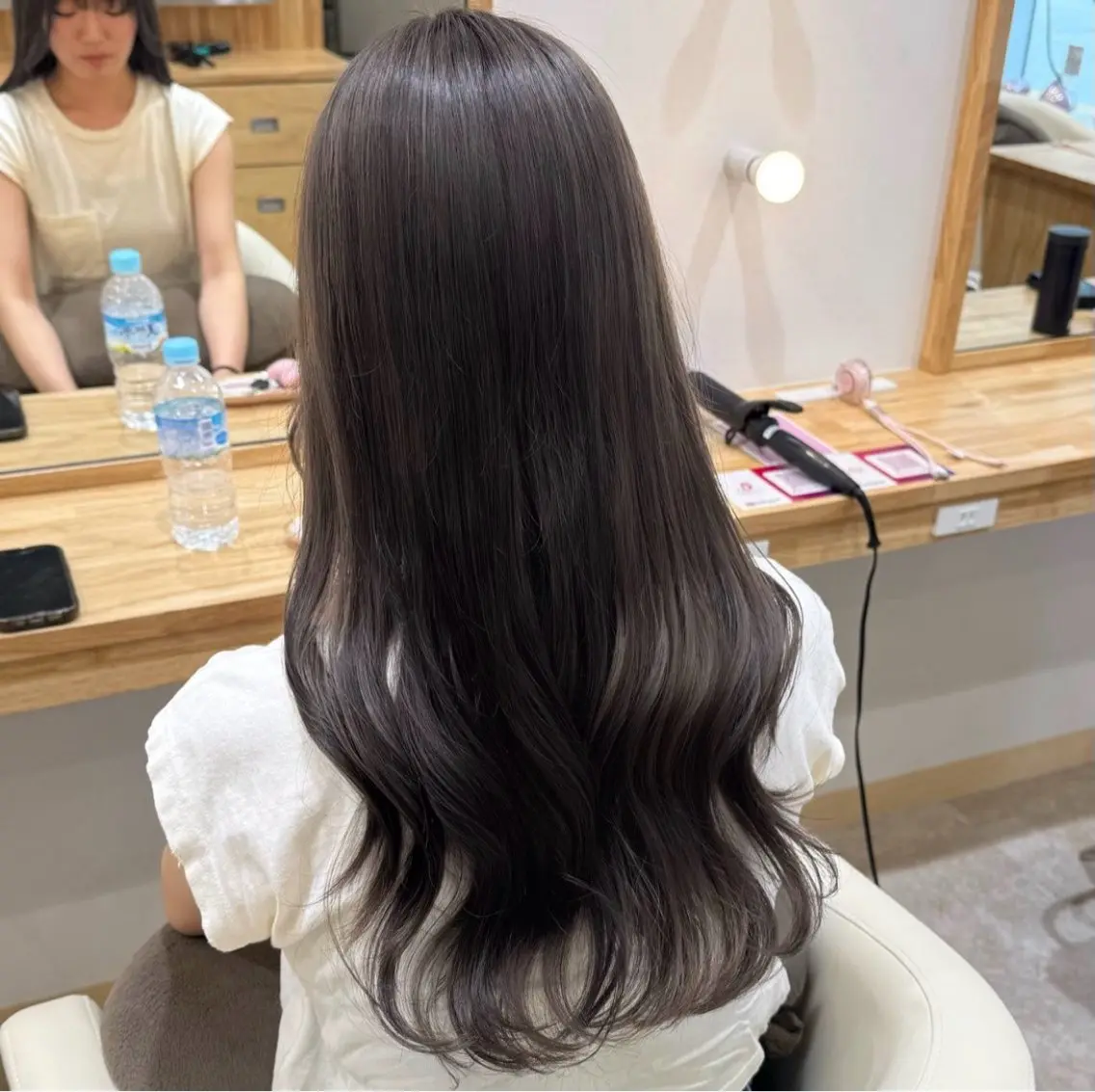 ロング カラー カット ヘアカラー 淡い暖色カラー🩰 girly ♡ ノアのヘアスタイル
