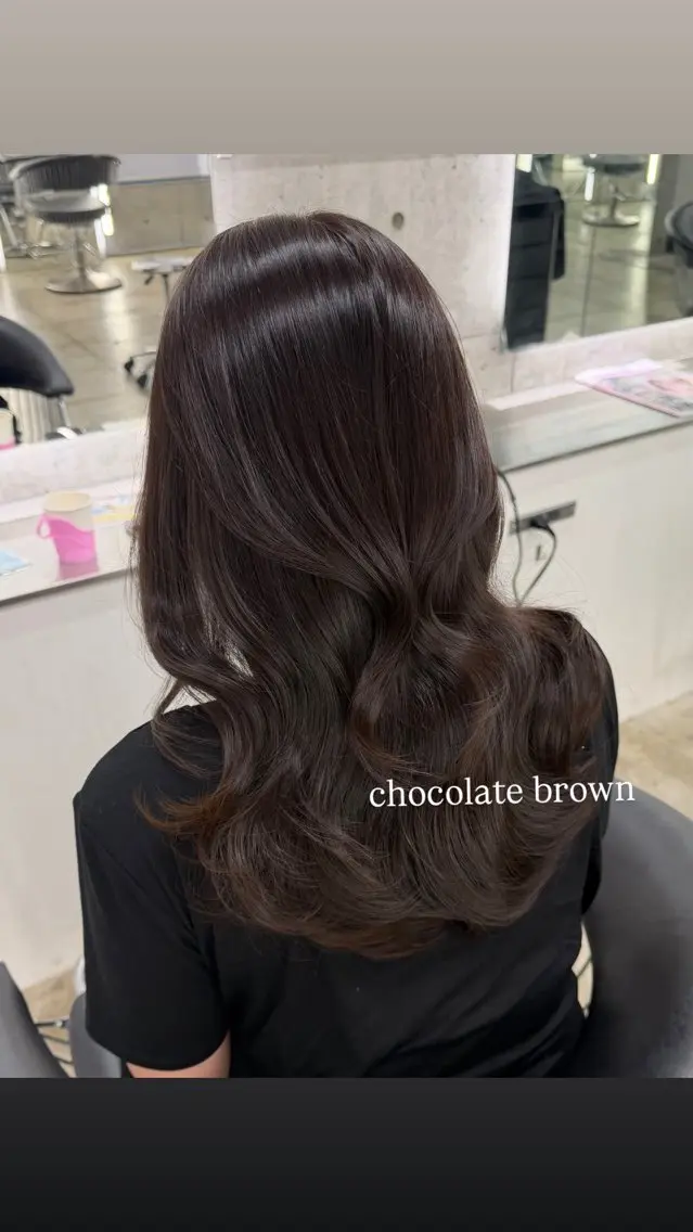 ロング カラー ヘアカラー maho / 韓国風艶カラー🌙のヘアスタイル