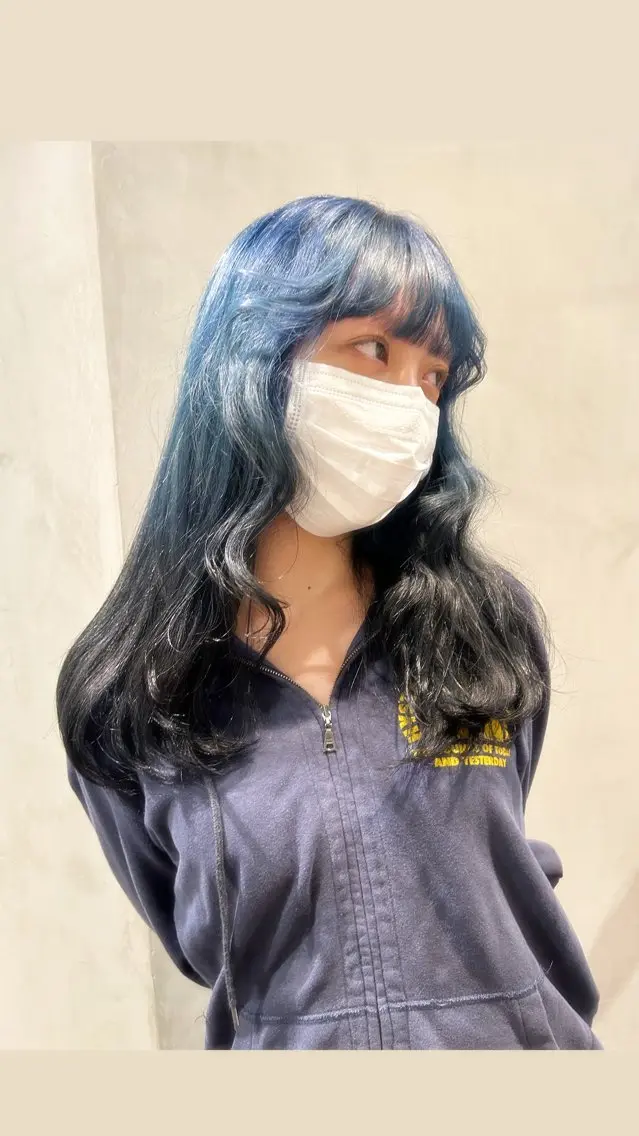 ロング カラー ヘアカラー タナカ カナ🫧のヘアスタイル
