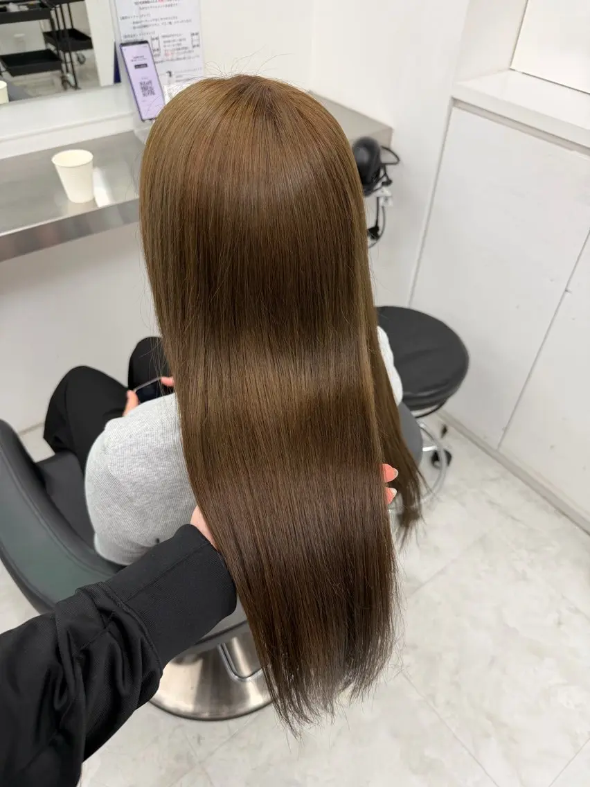 カラー ヘアカラー トリートメント ハイトーン🎀艶髪 Anju/渋谷🎀のヘアスタイル