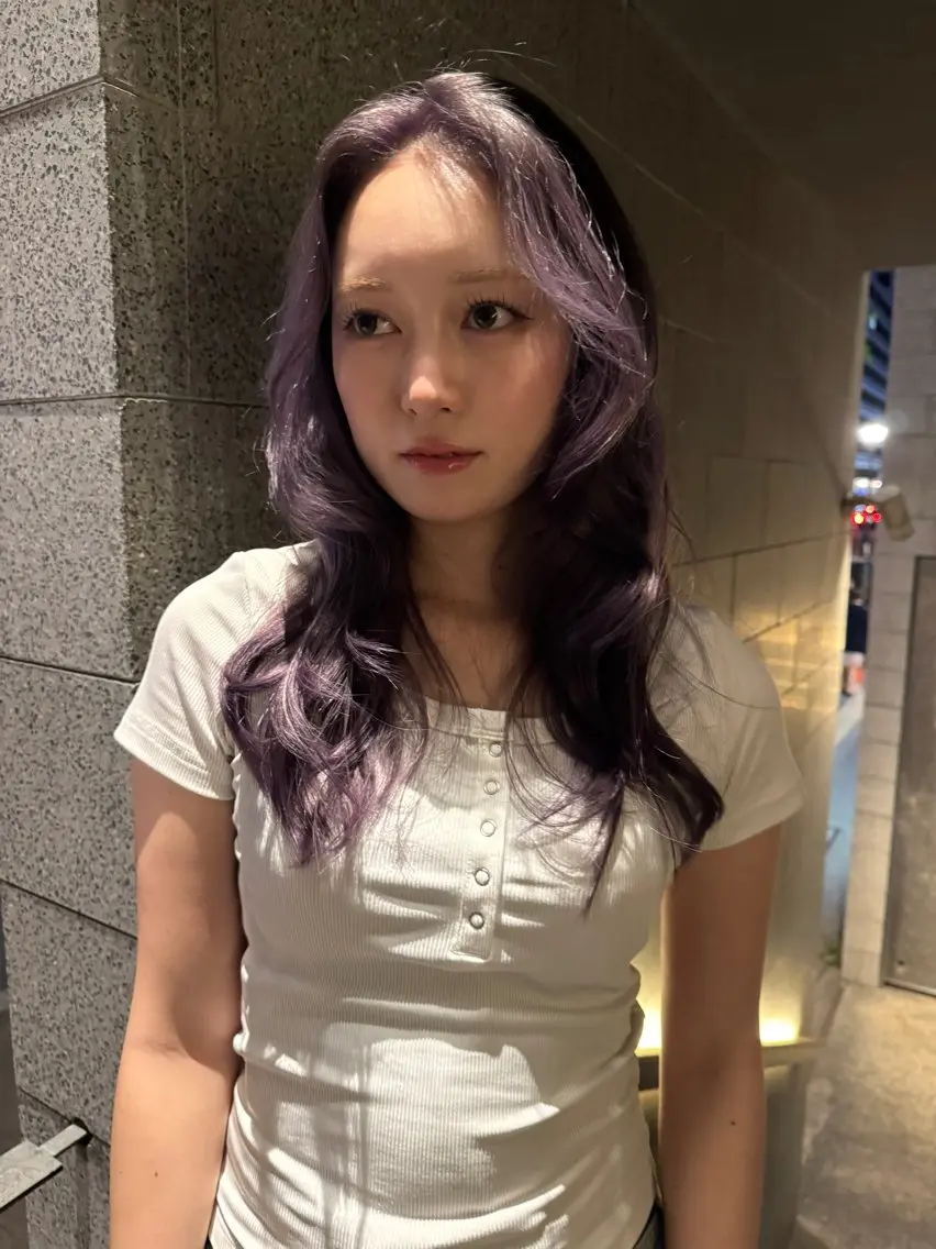 ロング カラー カット ヘアカラー 阿部 ことみ /ヘアアレンジのヘアスタイル