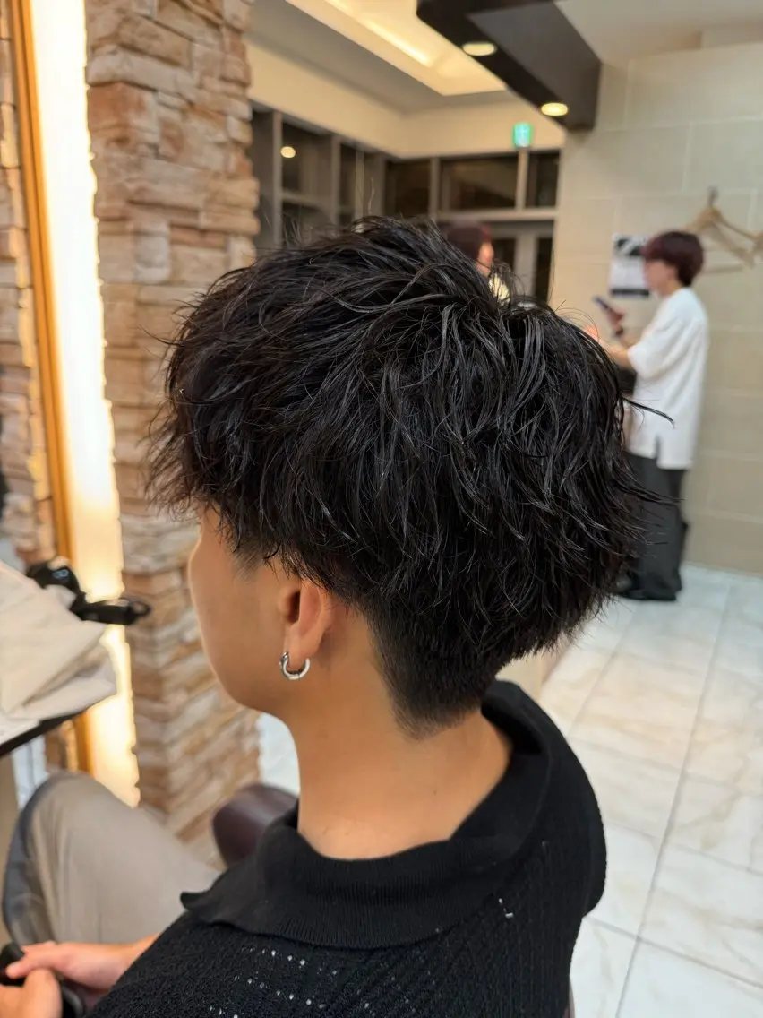 パーマ メンズ ⭐️メンズパーマ /カラー宮野翔のヘアスタイル