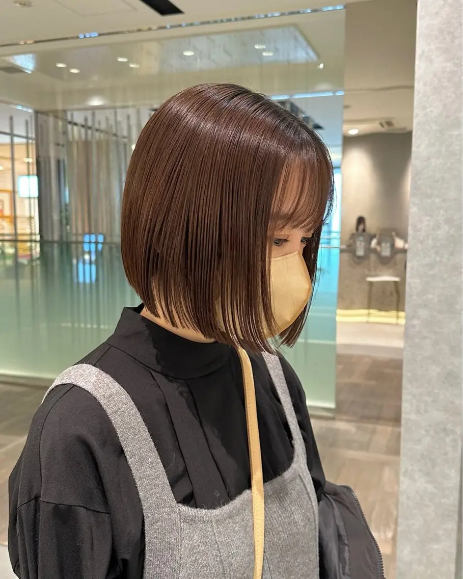ミディアム 高松 沙耶のヘアスタイル