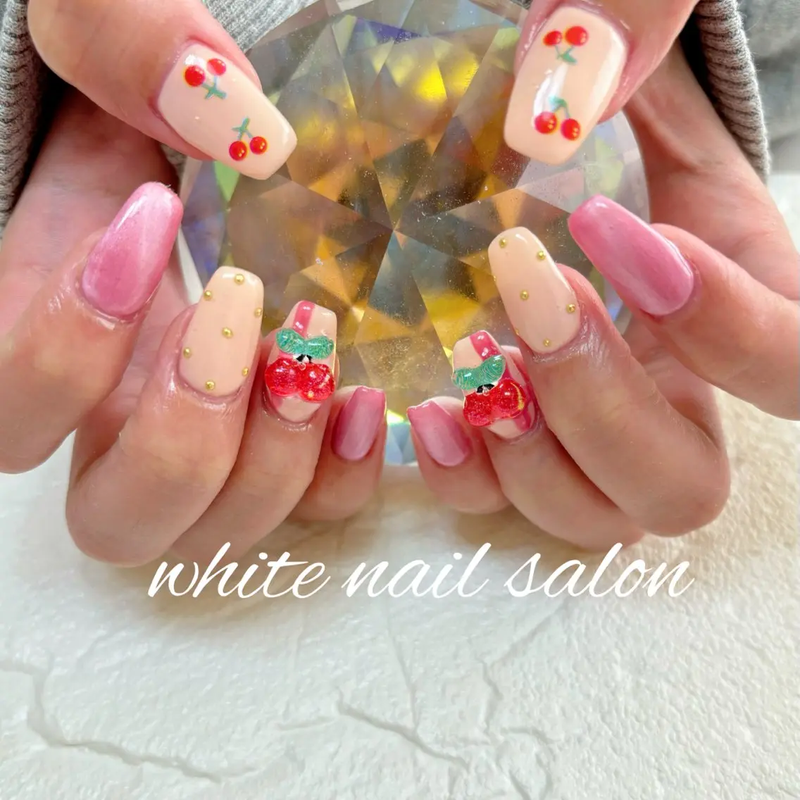 ネイル フットネイル ハンドネイル white nail salonのネイルデザイン