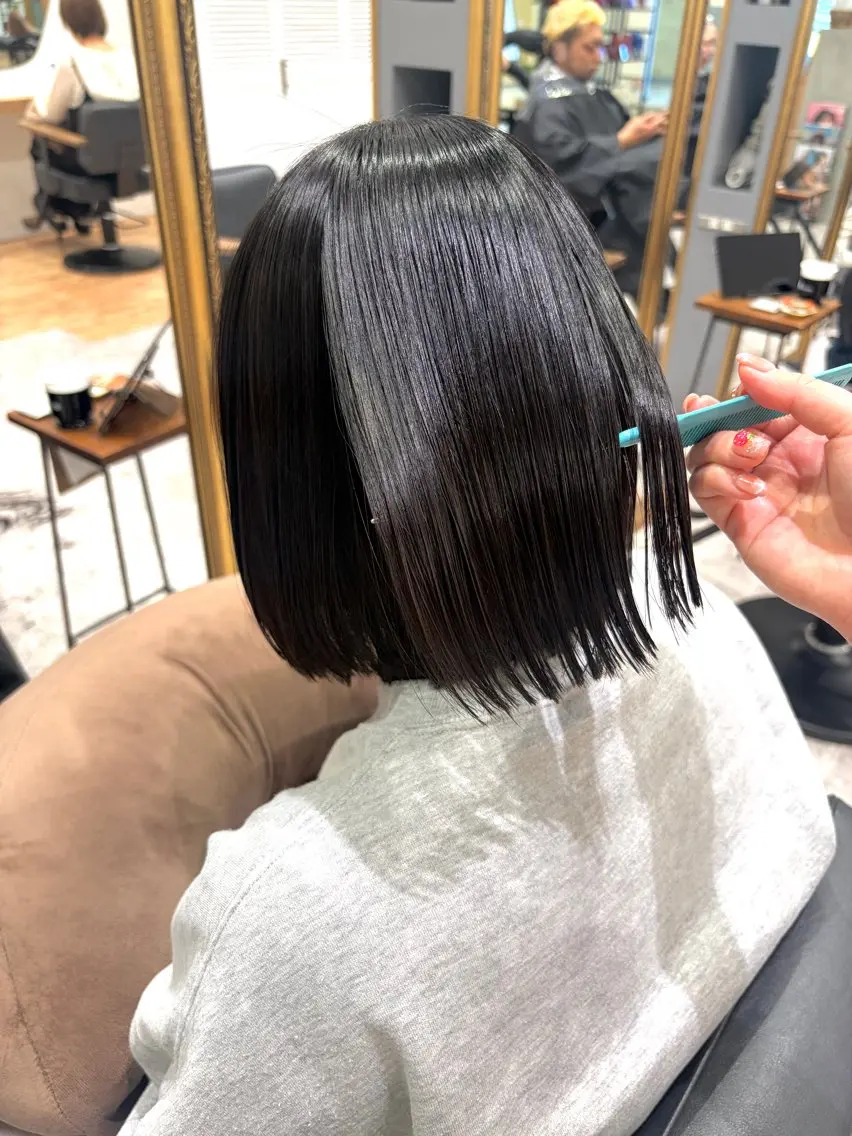 ショート 髪質改善 縮毛矯正 酸性ストレート 🕊髪質改善 ストレート🕊まいのヘアスタイル