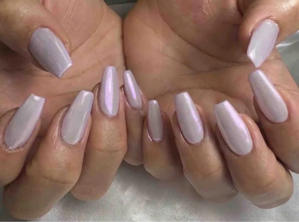 💅【hand】ミラーネイル（オフあり）の写真