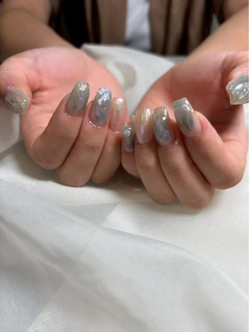 ネイル ニュアンスネイル オフィスネイル ハンドネイル Nail Salon Luanaのネイルデザイン