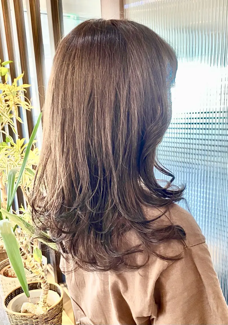 ロング 鈴木 千恵子のヘアスタイル