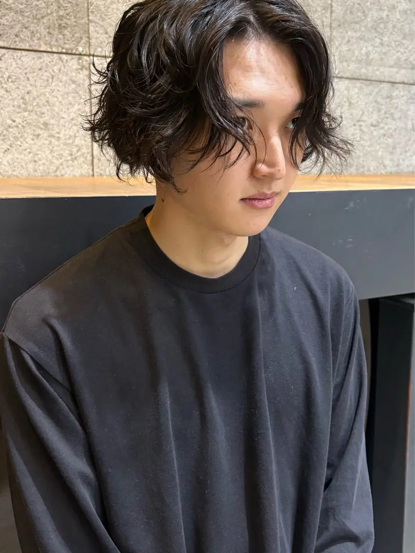 🌿メンズパーマ+カット+トリートメント💫の写真