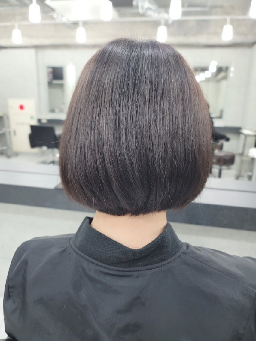 ショート ボブ 韓国風ヘア ❇️安達 優心❇️ レイヤー/艶髪特化のヘアスタイル