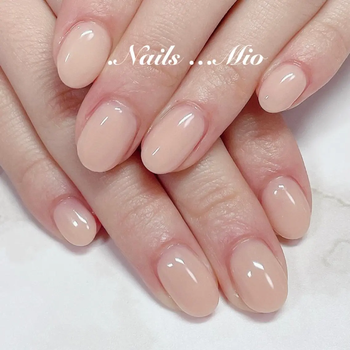 ネイル ジェルネイル ワンカラーネイル .Nails Mio 赤羽西ネイルサロンのネイルデザイン