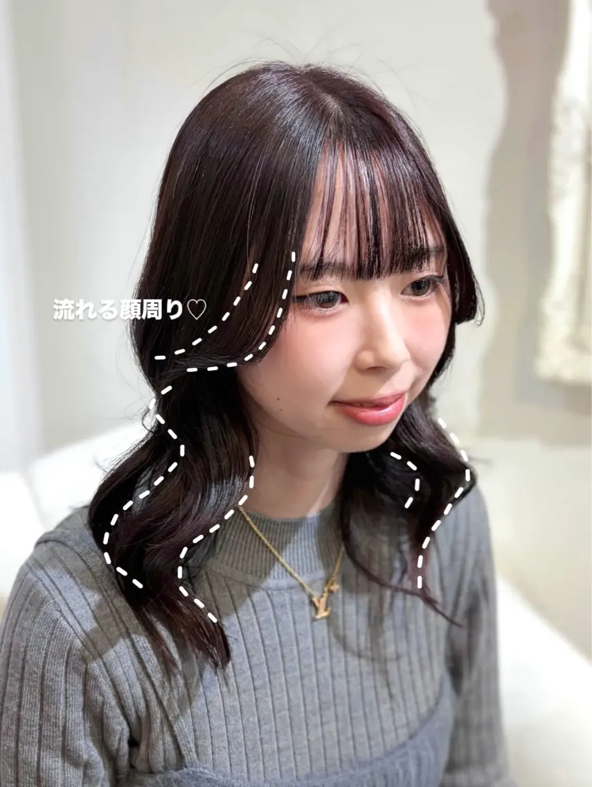 𓊆ㅤ🎀ミニモ学割🎀𓊇 前髪＋顔周りカットの写真