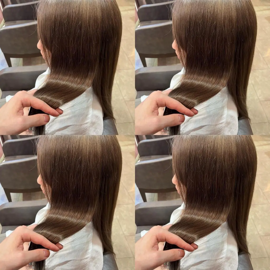 ロング カラー 髪質改善・縮毛矯正 特化・ユウシンのヘアスタイル