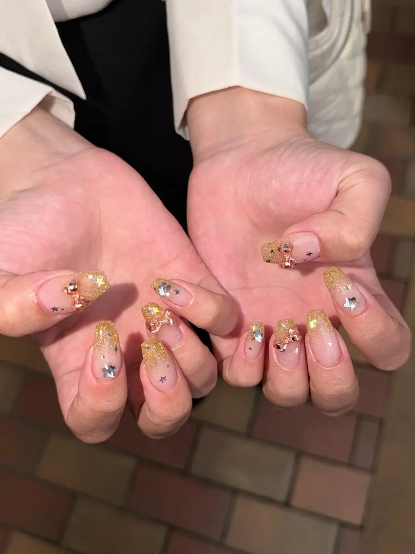 ネイル フラッシュネイル nailsalon ∞ ﾐｶﾅﾙ ∞のネイルデザイン
