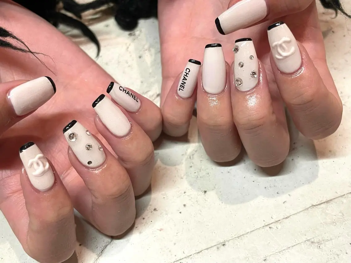 ネイル ハンドネイル 韓国/ワンホン/長さ 出しつけ放題🎀のネイルデザイン