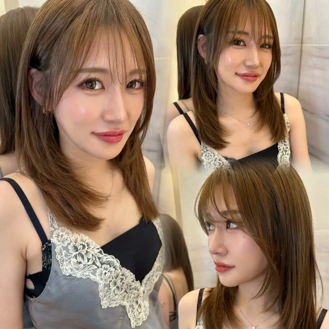カラー ヘアカラー 透明感カラー/梅田 ⭐️seina⭐️のヘアスタイル