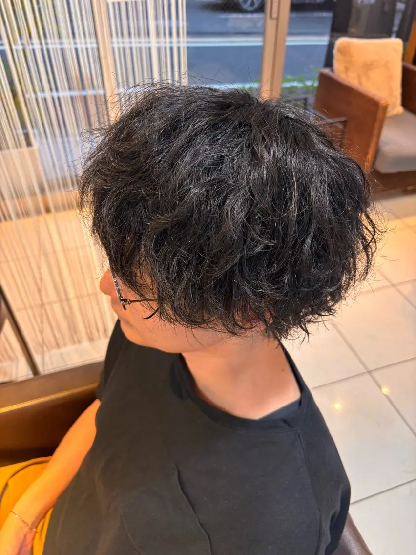 パーマ メンズ メンズパーマ 波巻きパーマ ヘア&メイク💄 TAIKIのヘアスタイル