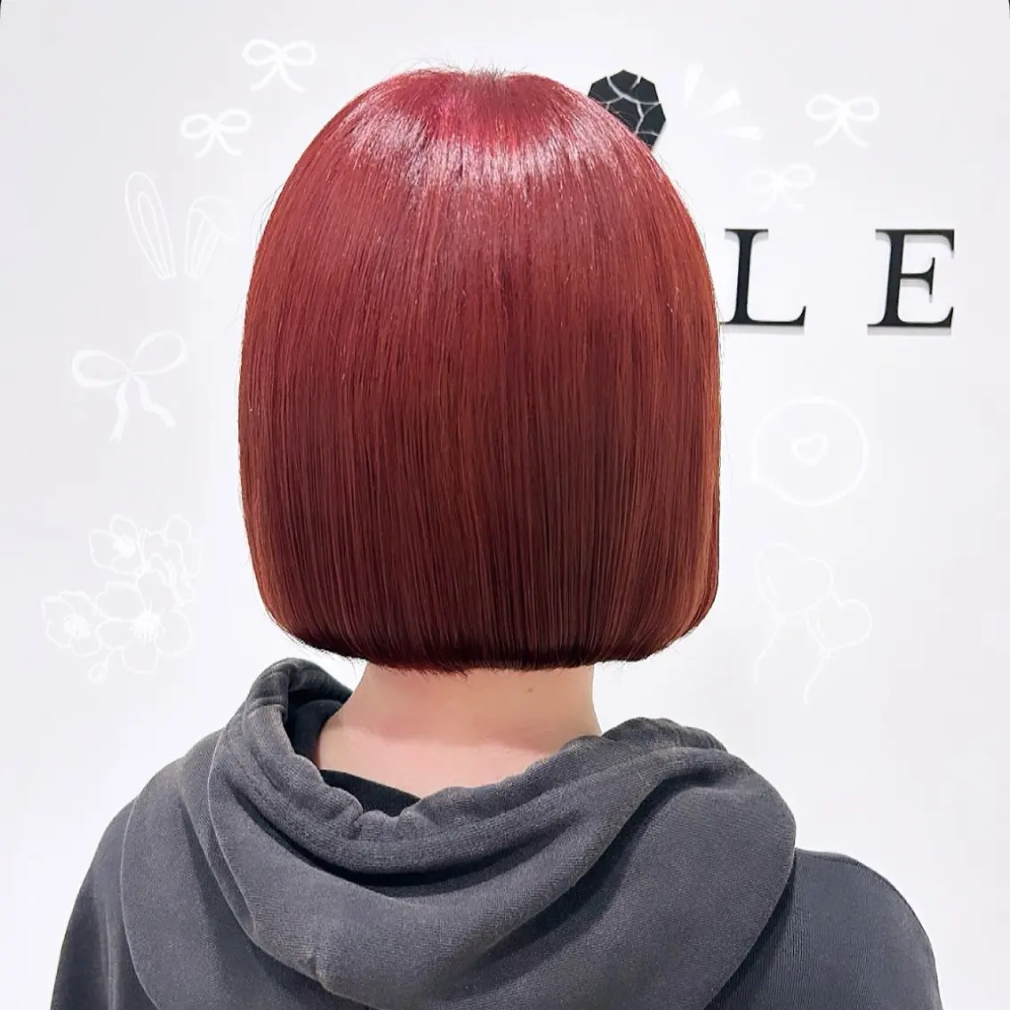 ショート ボブ カット ヘッドスパ ヘアセット/ミニボブ /レイヤー 山田寛菜のヘアスタイル