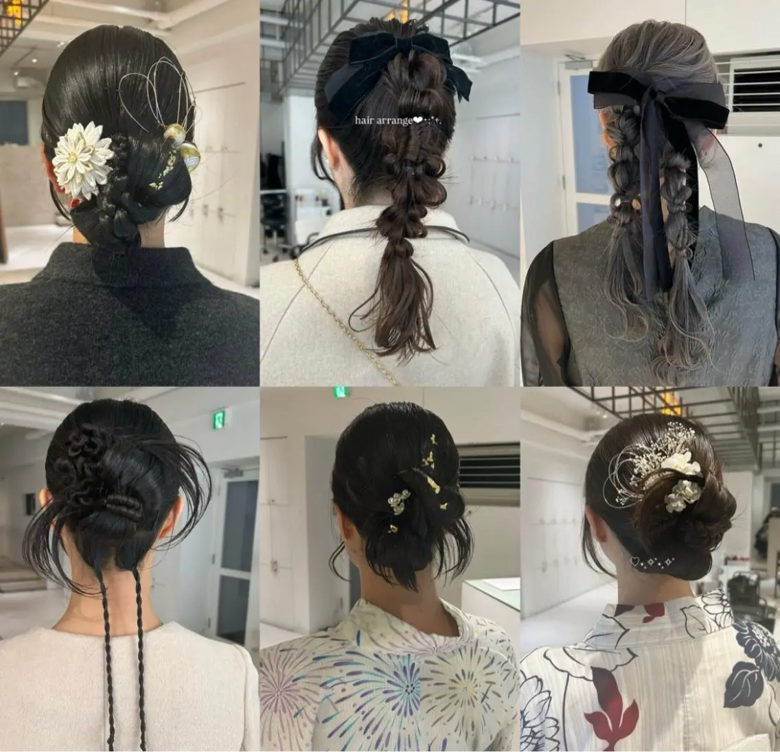 ヘアアレンジ ヘアセット yumea ⠀のヘアスタイル