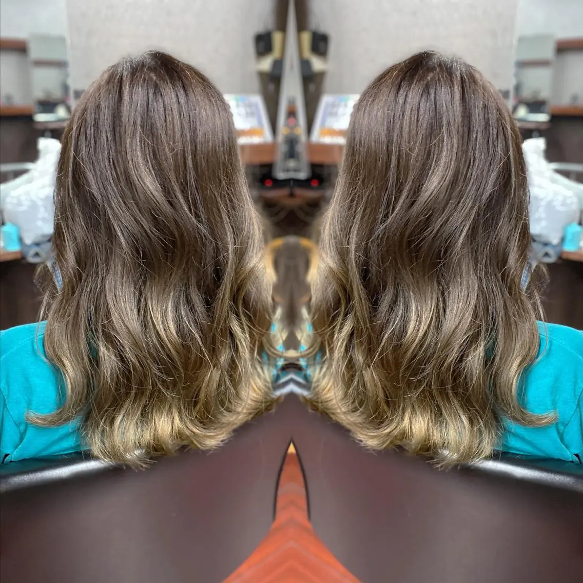 ロング カラー カット ヘアカラー トリートメント Luzir⭐︎ GEN⭐︎のヘアスタイル