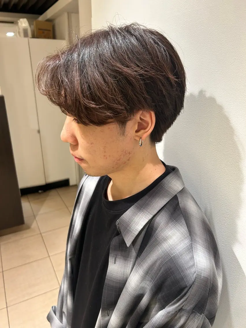 メンズ マッシュ カトウ ヒロナミのヘアスタイル