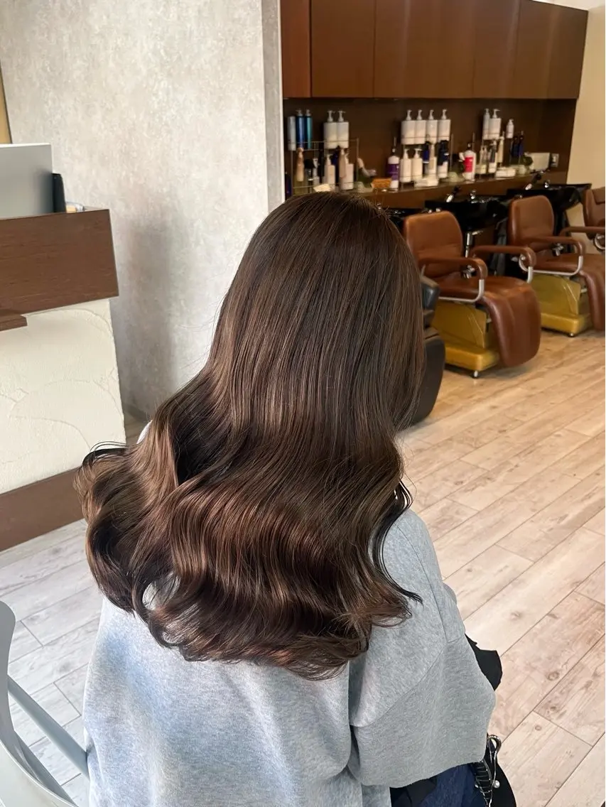 ロング カラー ブラウンカラー 村田梨乃/ minim hairのヘアスタイル