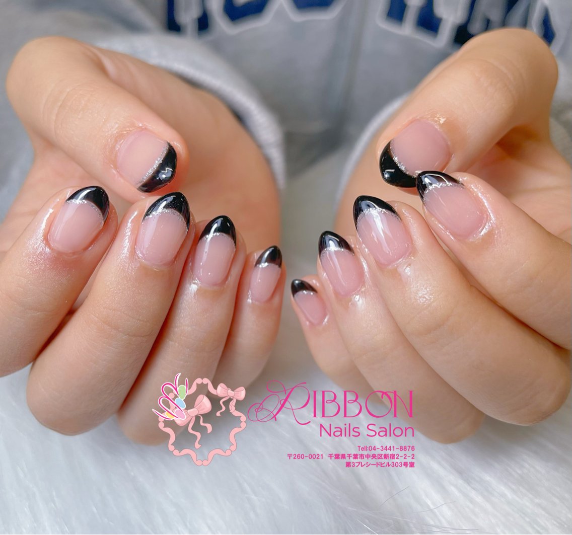 ネイル フットネイル フレンチネイル ジェルネイル 韓国ネイル マグネットネイル ハンドネイル ribbonnail salonのネイルデザイン