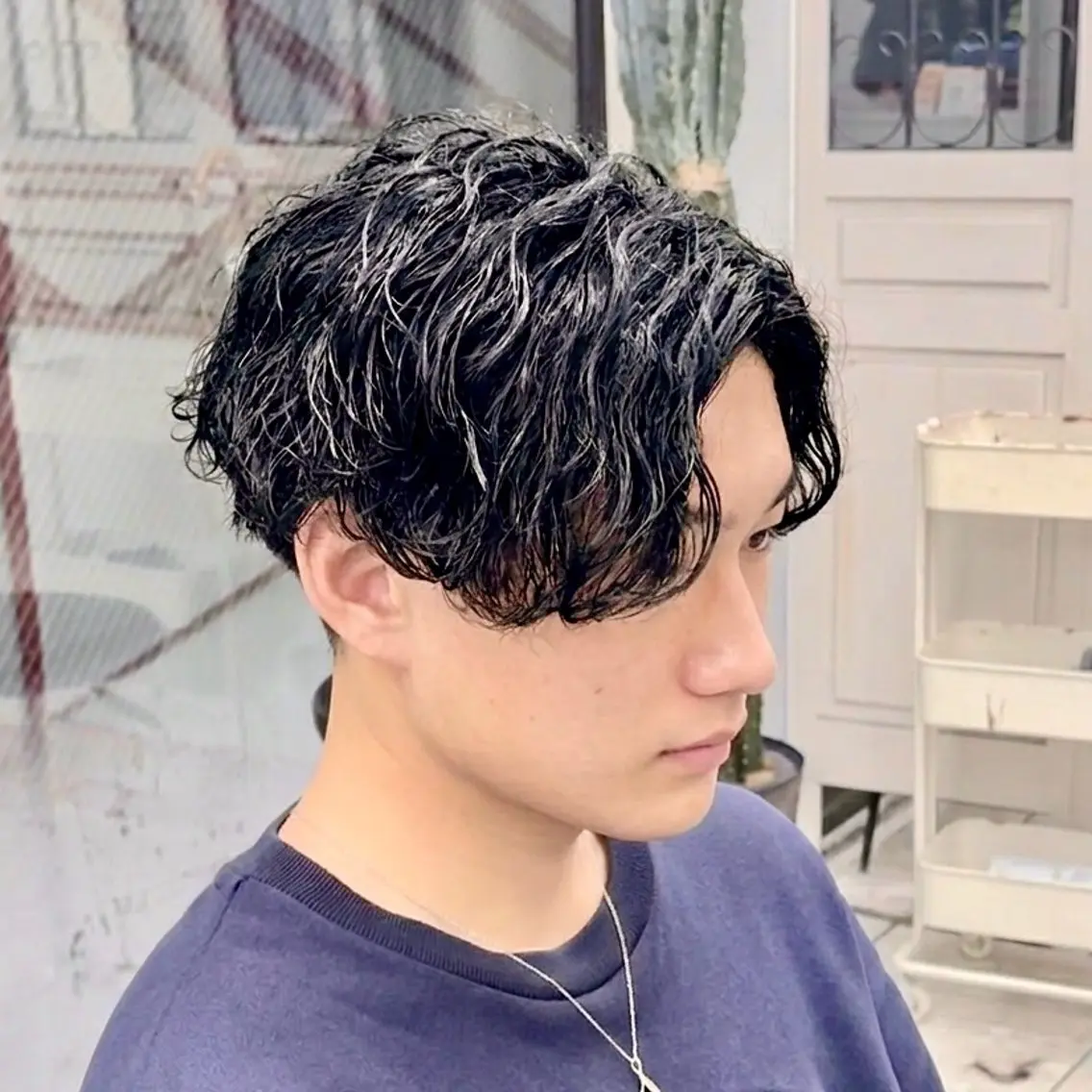 パーマ メンズ カット パーマ 🔥メンズパーマ特化 菅谷尚悠🔥のヘアスタイル