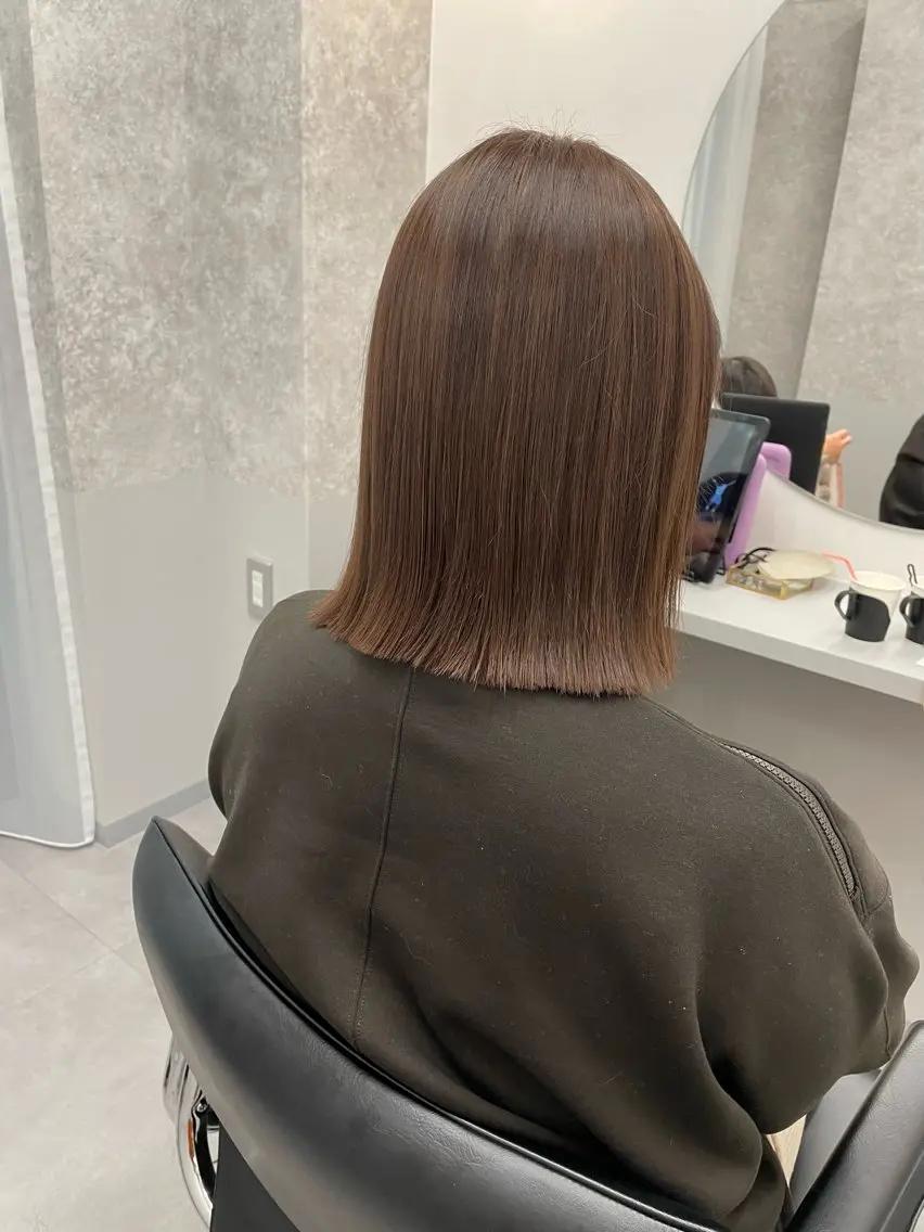 ミディアム カラー カット ヘアカラー トリートメント 🌷tocca Mai🌷のヘアスタイル