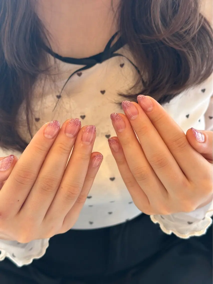 【オフなし】ジェル グラデーション/フレンチネイルの写真